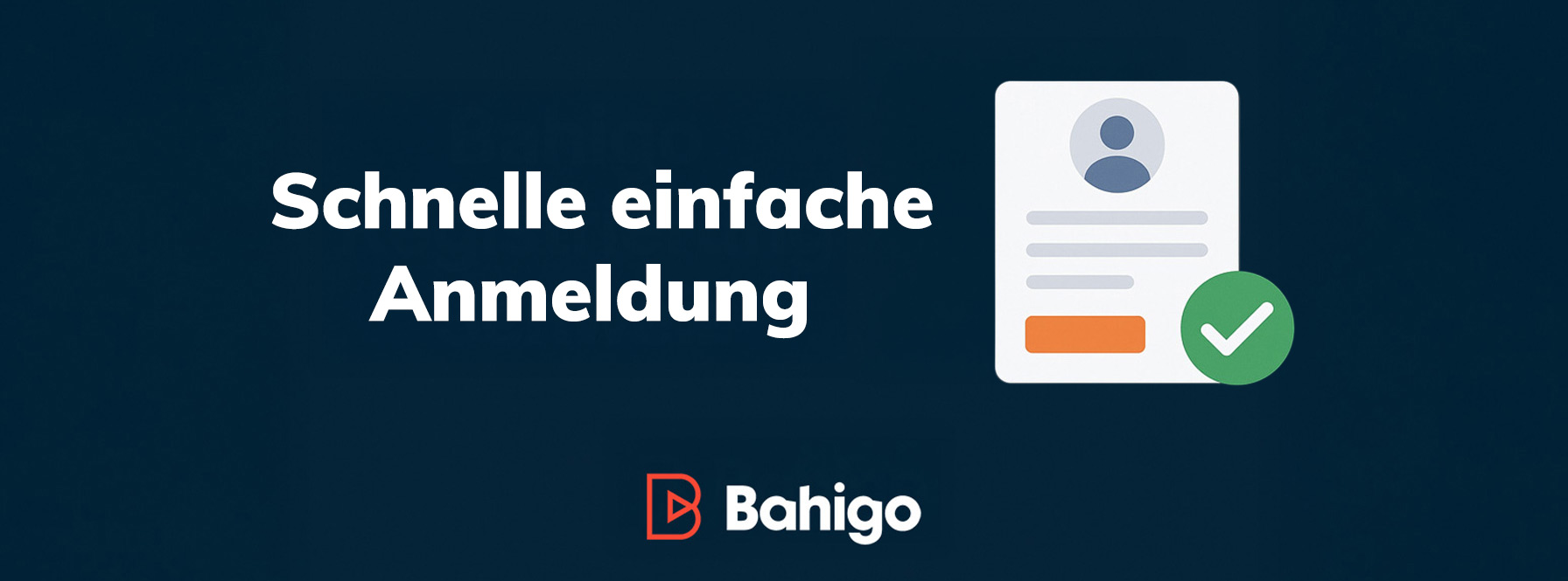 Bahigo Registrierung Schweiz
